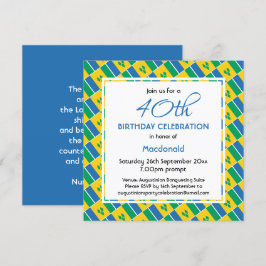 Invitación Celebración de cumpleaños del Personalizado ST VIN