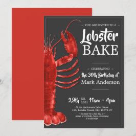 Invitación Celebración de cumpleaños número 30 de Lobster Bak