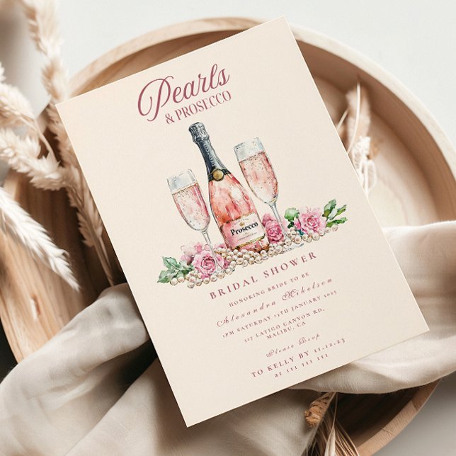 Invitación Celebración de Despedida de Soltera con Prosecco P (Subido por el creador)