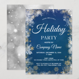 Invitación Celebración de días festivos corporativa del copo