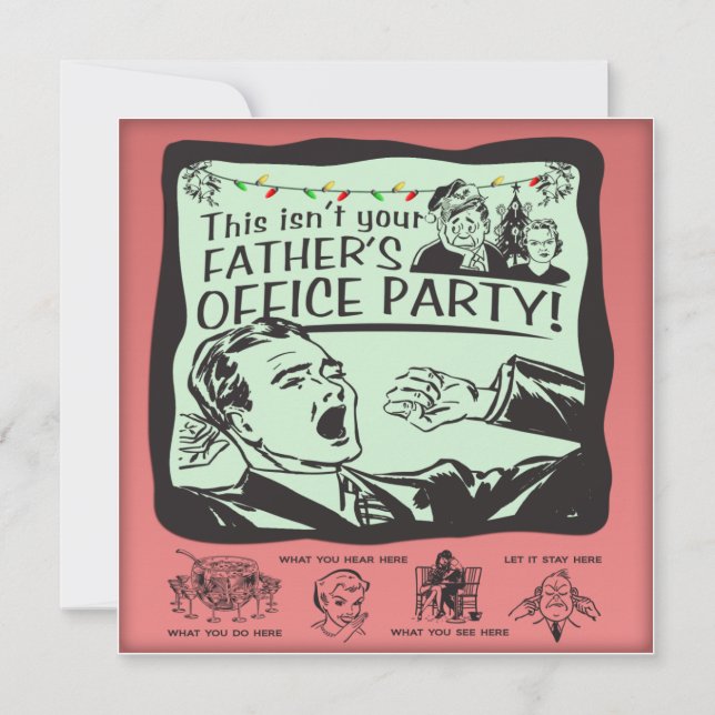 Invitación ¡Celebración de días festivos divertida de la (Anverso)