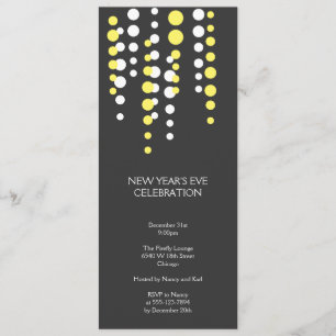 Invitación Celebración de días festivos elegante moderna gris