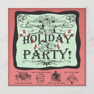 Invitación Celebración de días festivos Santa