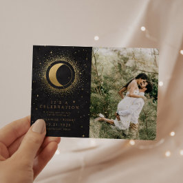 Invitación Celebración de dos Bodas de fotos de estrellas cel