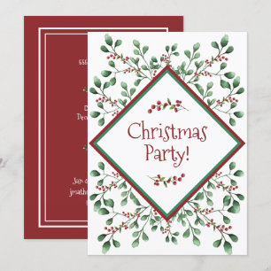 Invitación Celebración de feriado de navidades - Fiesta -