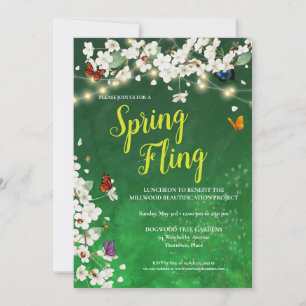 Invitación Celebración de fiesta de jardín de primavera