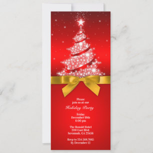 Invitación Celebración de fiestas de vacaciones Elegante Invi
