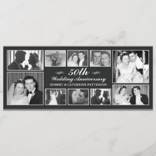 Invitación Celebración de Fotos 50 Aniversario de Boda