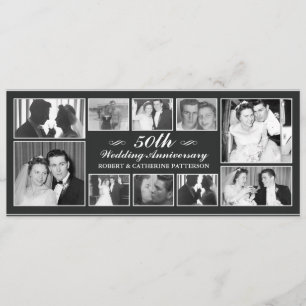 Invitación Celebración de Fotos 50 Aniversario de Boda