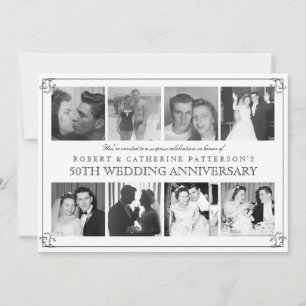 Invitación Celebración de Fotos 50 Aniversario de Boda