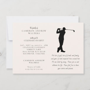 Invitación Celebración de Golf de la Vida