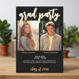 Invitación Celebración de graduación de grupo - Fiesta conjun