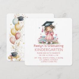 Invitación Celebración de Graduación de Jardín de Infancia Ca