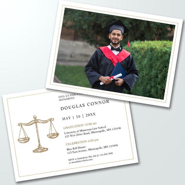 Invitación Celebración de graduación de la Facultad de Derech (Subido por el creador)