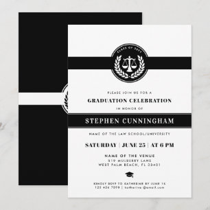 Invitación Celebración de graduación de la Facultad de Derech