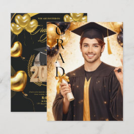 Invitación Celebración de Graduación Dorada 2026