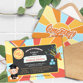 Invitación Celebración de graduación primaria para niños de S