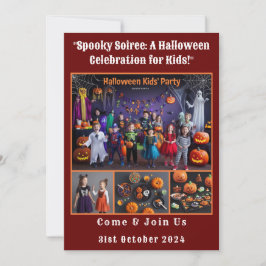 Invitación Celebración de Halloween para los niños