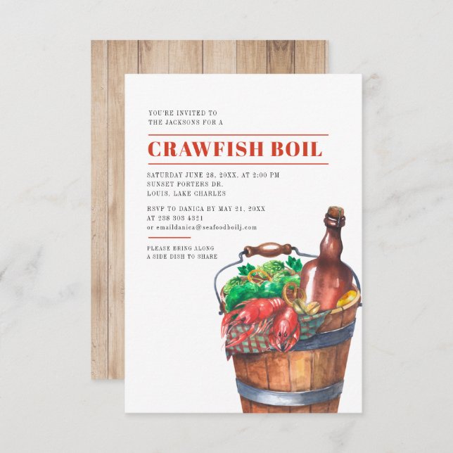 Invitación Celebración de hierba de langosta de la familia de (Anverso / Reverso)