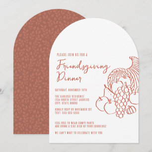 Invitación Celebración de la Cena de Acción de Gracias de Hor