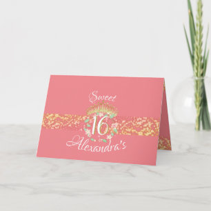 Invitación Celebración de la Corona de Oro Rosa Dieciséis