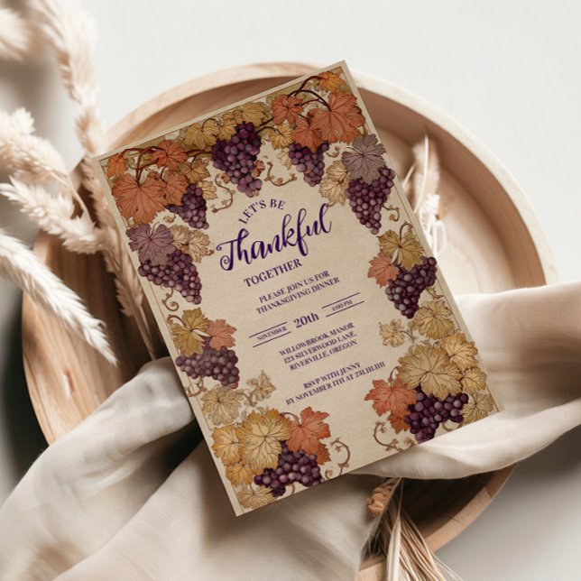 Invitación Celebración de la cosecha de vino ruso (Subido por el creador)