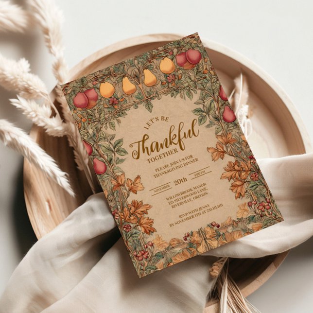 Invitación Celebración de la cosecha del dolor del otoño (Subido por el creador)