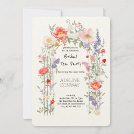 Invitación Celebración de la ducha de la novia en el jardín d