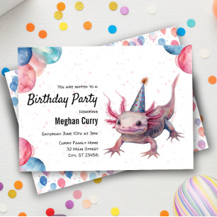 Invitación Celebración de la fiesta de cumpleaños de los anim