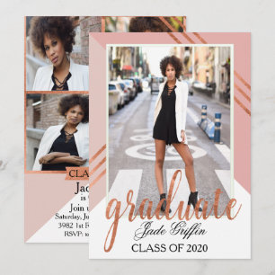 Invitación Celebración de la fiesta de graduación de Relieve 