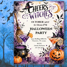 Invitación Celebración de la fiesta de Halloween de Cheers Wi