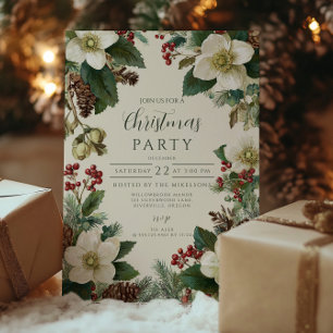 Invitación Celebración de la Fiesta de la Pinecona Evergreen