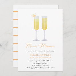 Invitación Celebración de la fiesta de las novias Manis y Mim