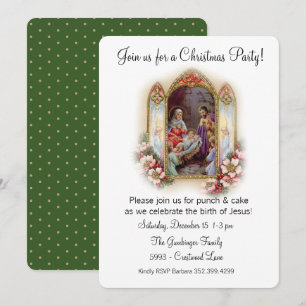 Invitación Celebración de la Fiesta de Navidad para Jesús