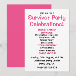 Invitación Celebración de la Fiesta de Supervivientes de Cánc