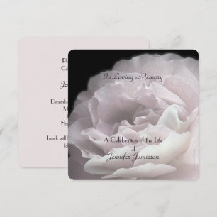 Invitación Celebración de la Floral de rosa pálido en la Plaz