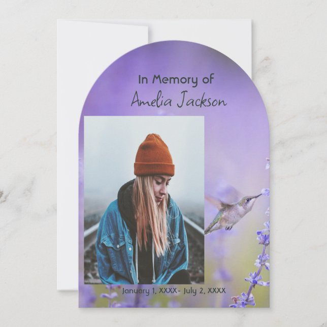 Invitación Celebración de la foto conmemorativa de Life Keeps (Anverso)