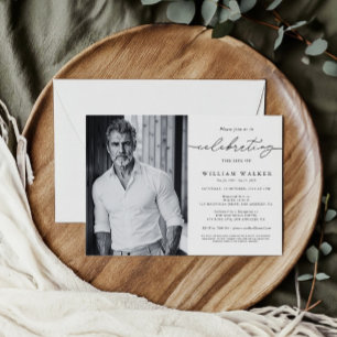 Invitación Celebración de la foto conmemorativa funeral de re