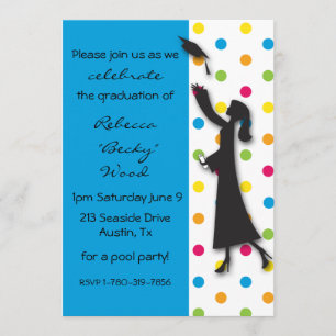 Invitación ¡Celebración de la graduación!