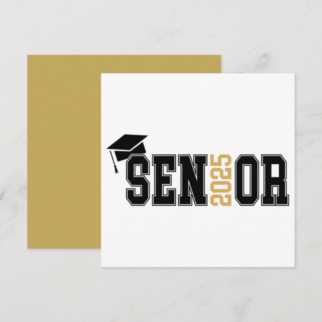 Invitación Celebración de la graduación de 2025 (Anverso / Reverso)