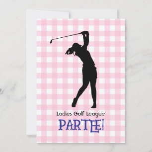 Invitación Celebración de la Liga de Golf de las Damas 5x7 In