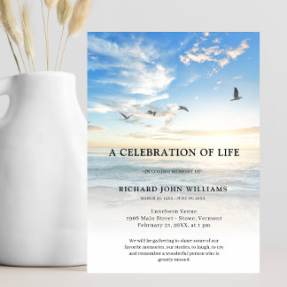 Invitación Celebración de la Naturaleza del Océano de Playa p