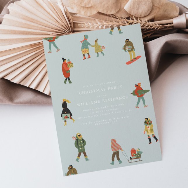 Invitación Celebración de la reunión moderna de Navidades (Subido por el creador)