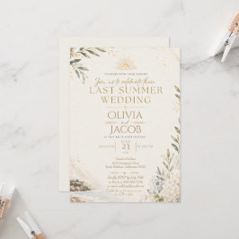 Invitación Celebración de la última boda de verano