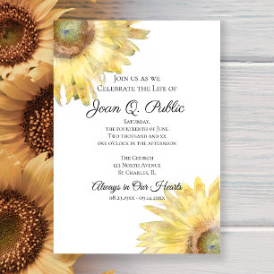 Invitación Celebración de la vida con la acuarela de los gira