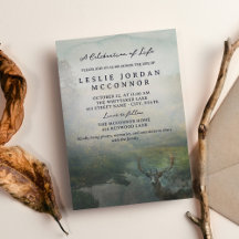 Celebración de la vida de los ciervos forestales r