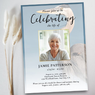Invitación Celebración de la Vida del Amante de las Aves Hero