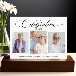 Invitación Celebración De La Vida En El Collage de fotos Mode