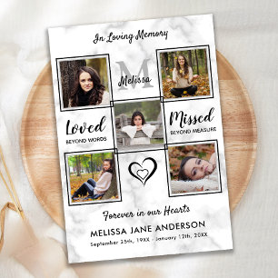 Invitación Celebración De La Vida En El Memorial Del Collag F