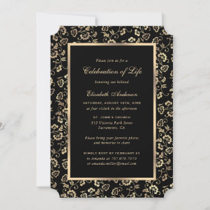 Invitación Celebración de la vida en el monumento botánico de